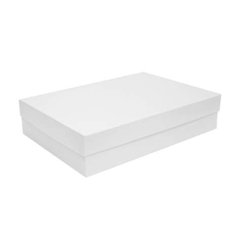 white gloss rectangular box